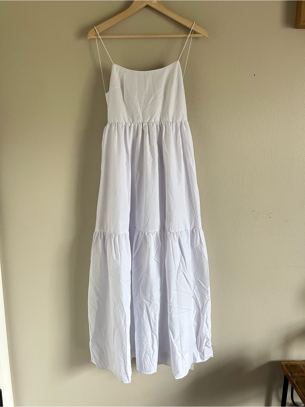 Commense White Backless Spaghetti Strap Maxi Dress - Picture 3 of 7